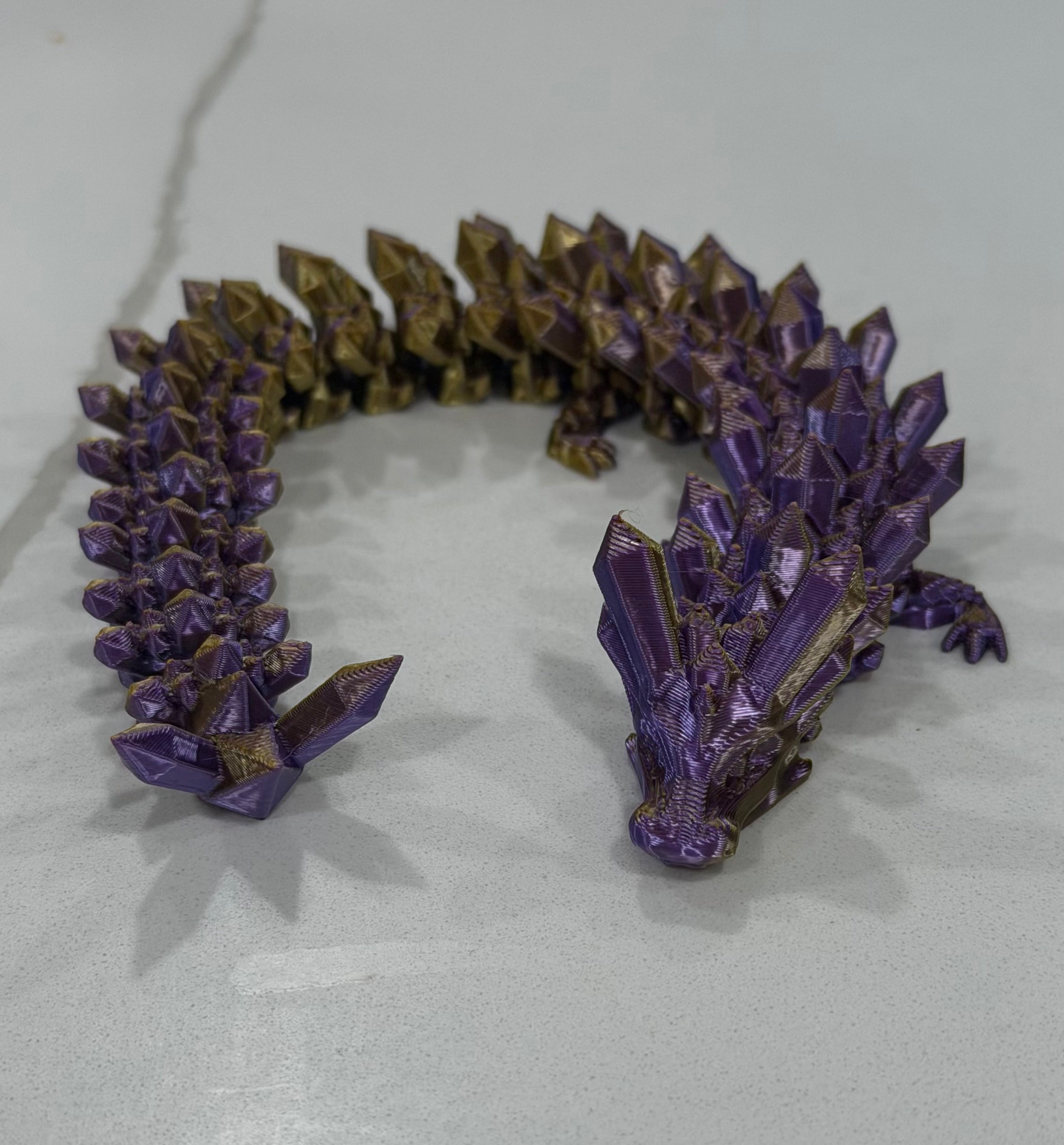 3D Printed Color Changing Dragon